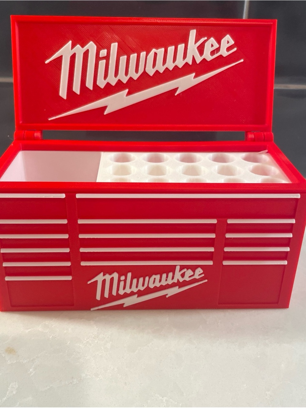 Milwaukee Red Tool Chest Organizer for office or Desk